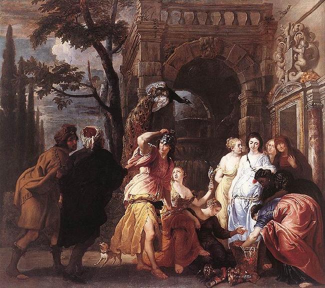 Erasmus Quellinus Achilles Among the Daughters of Lycomedes Sweden oil painting art